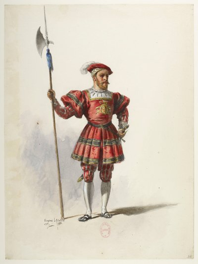 Saint-Saëns - Henry VIII - Costume Designs - Lacoste - 36. Costume by Eugene Lacoste
